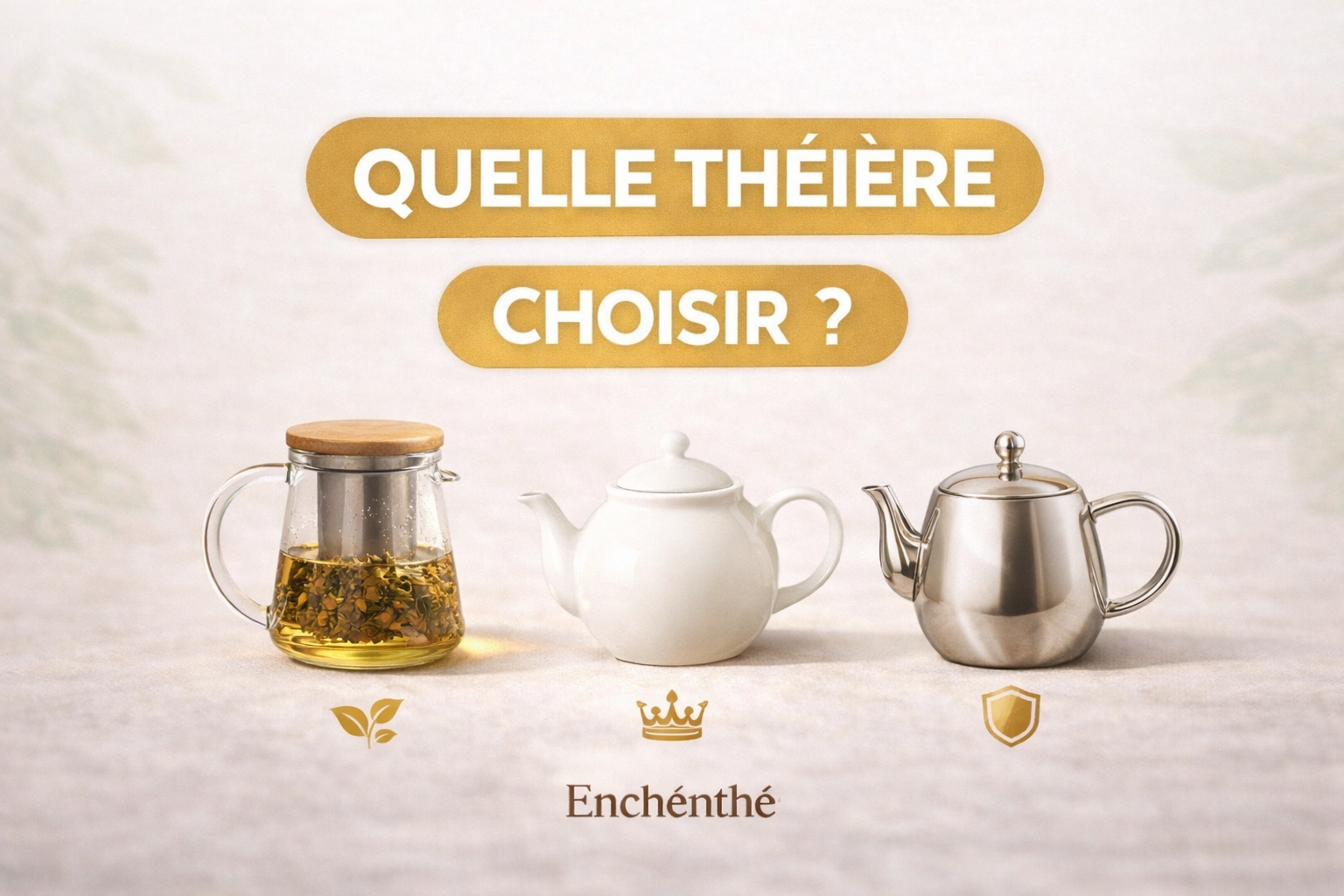 Carafe à thé, théière ou infuseur : lequel choisir selon votre façon de consommer le thé ?