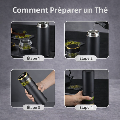 Gourde filtrante pour thé